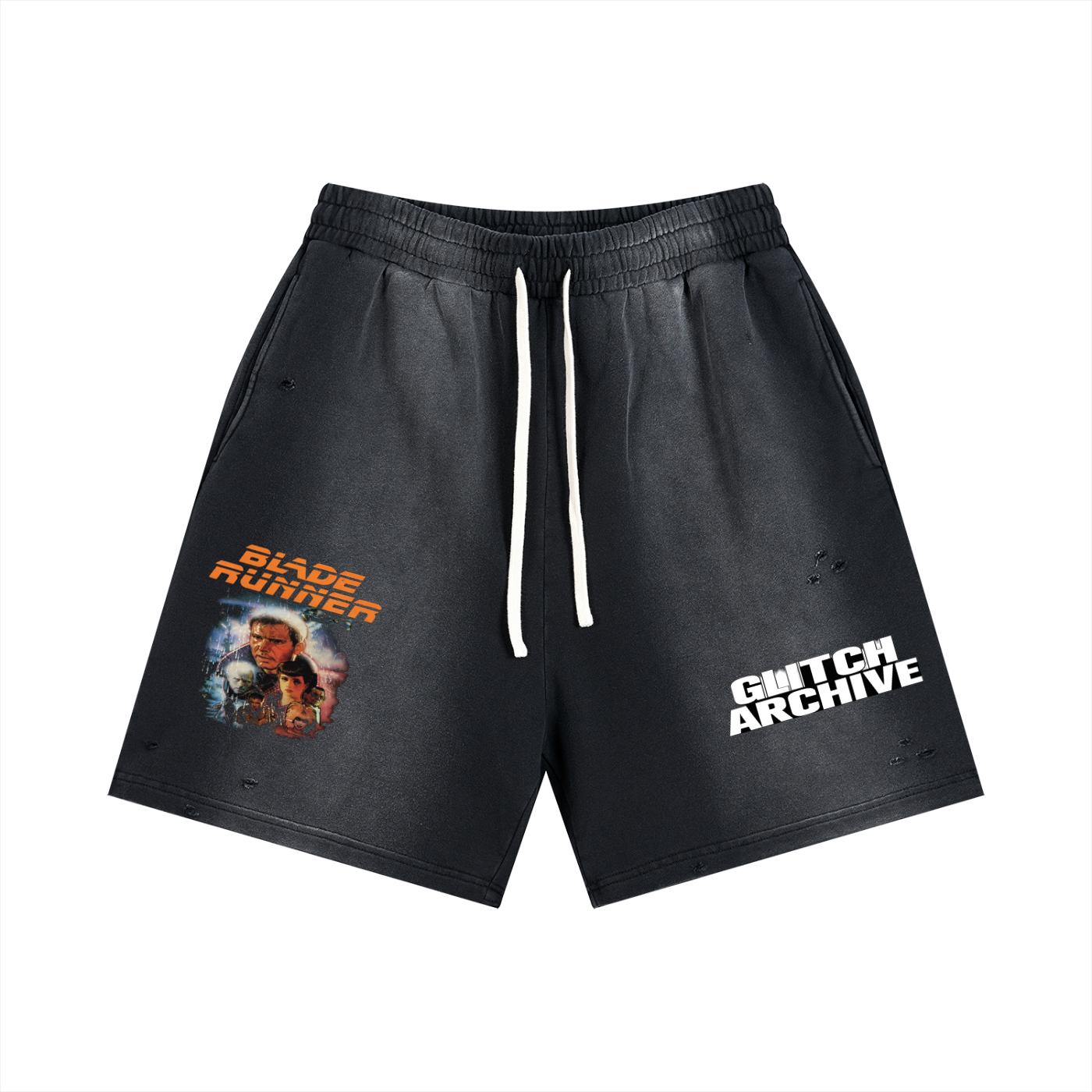 Sun Fade Distressed Shorts