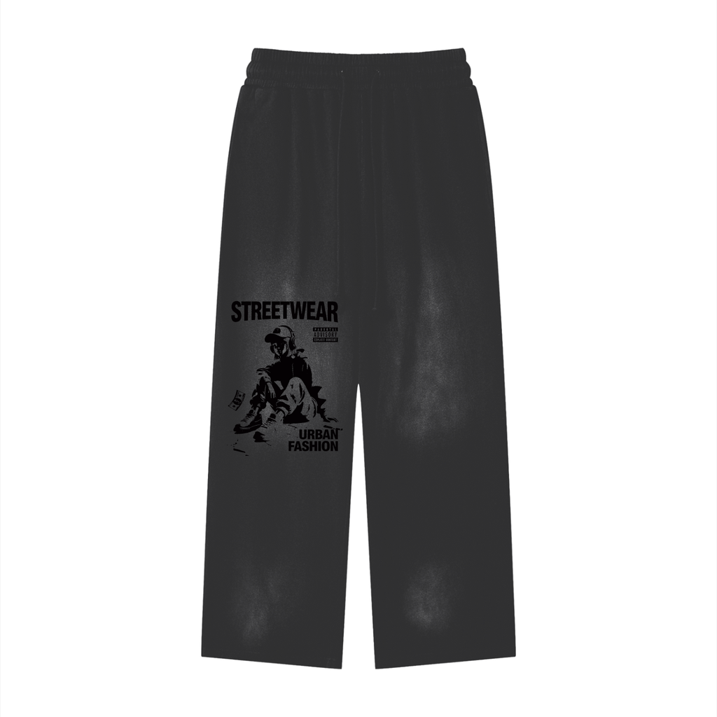 Sunfade Loose Fit Cotton Sweatpants